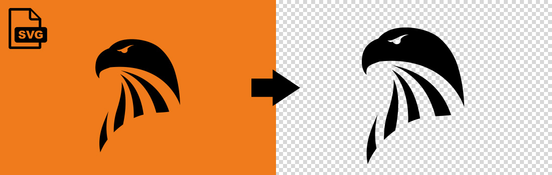How to remove background from SVG file